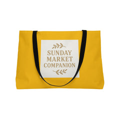 Sunny Market Tote Bag, Beach Bag, Weekend Getaway Bag, Farmer's Market Companion, Stylish Grocery Tote, Eco-Friendly Shopping Bag