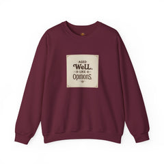 Golden Style Crewneck – “Aged Well, Like Opinions”
