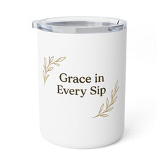 Insulated Coffee Mug, Grace in Every Sip – Perfect for Gifts, Home, Office, Travel, Tea Lovers