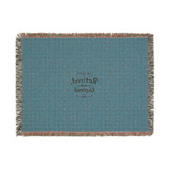 Gratitude Woven Blanket, Cozy Throws, Home Decor, Gift for Her, Inspirational Decor, Cozy Living, Everyday Comfort
