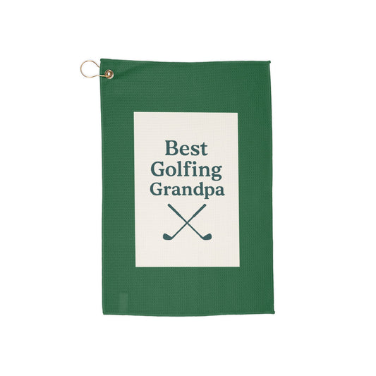 Best Golfing Grandpa Towels | Perfect Gift for Golf Lovers, Personalized Golf Accessories, Unique Golf Towels, Father's Day Gift