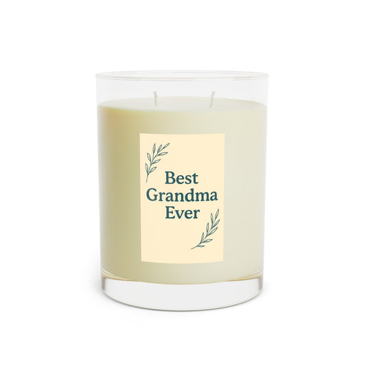 Best Grandma Ever Scented Candle - Perfect Gift for Mother's Day, Birthday, Home Decor, Relaxation, Aromatherapy