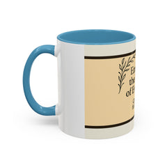 Comforting Accent Coffee Mug - Embrace Peace, Perfect Gift for Seniors, Home Decor, Relaxation, Tea Lover's Essential