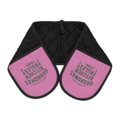 Grandmas kitchek rules Oven Mitts for Cooking Enthusiasts, Kitchen Gift, BBQ Accessories