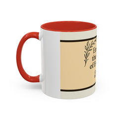 Comforting Accent Coffee Mug - Embrace Peace, Perfect Gift for Seniors, Home Decor, Relaxation, Tea Lover's Essential