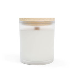 Frosted Glass Candle — "Love Is in the Little Things" Scented Candle, 11oz
