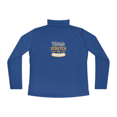 Vintage Stretch Action Ladies Quarter-Zip Pullover