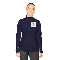 Vintage Stretch Action Ladies Quarter-Zip Pullover