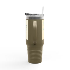 Grandma's Peaceful Moment Insulated Travel Mug | 40oz for Coffee Lovers, Eco-Friendly, Personalized Gift, Perfect for Holidays, Travel