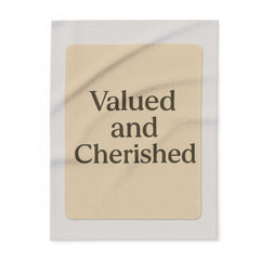 Cozy Arctic Fleece Blanket, Inspirational Home Decor, Thoughtful Gift for Loved Ones, Perfect for Cozy Nights, Warmth and Comfort