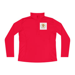 Vintage Stretch Action Ladies Quarter-Zip Pullover
