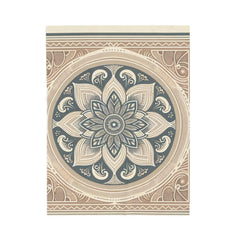 Cozy Mandala Velveteen Plush Blanket | Soft Throw Blanket, Home Decor, Gift for New Parents, Meditation, Boho Decor