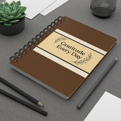 Gratitude & Mindfulness Journal, Spiral Bound Notebook for Daily Reflection, Gift for Self-Care, Inspirational Journal, Wellness Diary