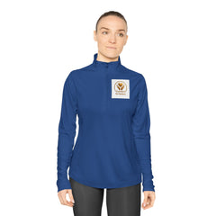 Vintage Stretch Action Ladies Quarter-Zip Pullover