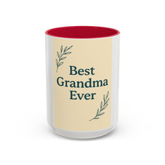 Best Grandma Ever Colorful Mug - Unique Gift for Grandma, Thoughtful Coffee Mug, Great for Mother s Day, Birthday