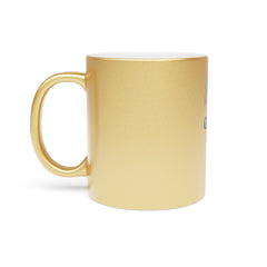 Best Grandma Ever Metallic Mug | Unique Gift for Grandma, Silver/Gold Coffee Cup, Birthday Present, Mother's Day Gift