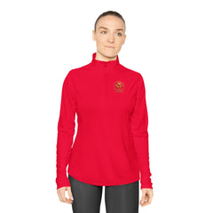 Vintage Stretch Action Ladies Quarter-Zip Pullover