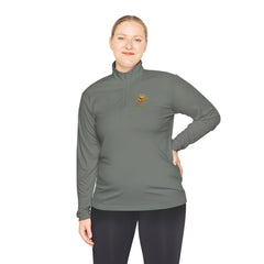 Aging Like Fine Wine Unisex Quarter-Zip Pullover for Seniors