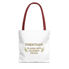 Essentials Tote Bag - Perfect for Grandma, Stylish Shopping, Beach Days, Gifts for Her, Personalized Bag