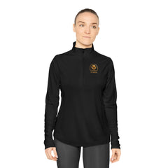 Vintage Stretch Action Ladies Quarter-Zip Pullover