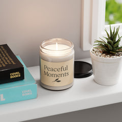 Peaceful Moments Scented Soy Candle | Relaxation Gift, Aromatherapy, Home Decor, Self-Care, Mindfulness