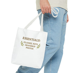 Essentials Tote Bag - Perfect for Grandma, Stylish Shopping, Beach Days, Gifts for Her, Personalized Bag