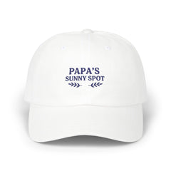 Papa's Sunny Spot Classic Dad Cap | Gift for Father's Day, Casual Wear, Summer Hat, Dad's Day Out, Outdoor Activities