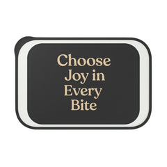 Joyful Bento Box for Meal Prep, Eco-Friendly Lunch Container, Organized Food Storage, Gift for Food Lovers