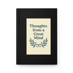 Grandparents Gift Hardcover Journal Matte, Great Mind Thoughts, Notebook for Grandparents, Memory Book, Gift for Elderly, Personal Journal