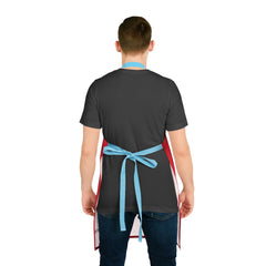 Retired Chef Apron - AOP with 5-Color Straps, Gift for Cooking Enthusiasts, Fun Kitchen Accessory, Perfect for Retirement Parties