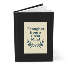 Grandparents Gift Hardcover Journal Matte, Great Mind Thoughts, Notebook for Grandparents, Memory Book, Gift for Elderly, Personal Journal