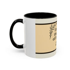 Comforting Accent Coffee Mug - Embrace Peace, Perfect Gift for Seniors, Home Decor, Relaxation, Tea Lover's Essential