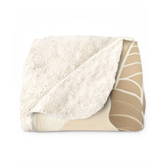 Elegant Floral Sherpa Fleece Blanket, Cozy Gift for Home, Soft Throw for Relaxation, Decorative Accent, Ideal for Senior GIft