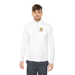 Aging Like Fine Wine Unisex Quarter-Zip Pullover for Seniors