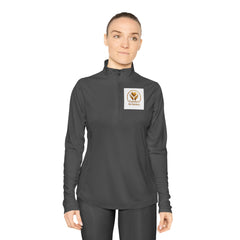 Vintage Stretch Action Ladies Quarter-Zip Pullover