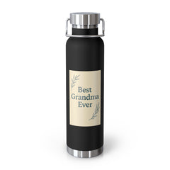 Best Grandma Ever Copper Insulated Water Bottle, Gift for Grandma, Mother s Day Present, Birthday Gift