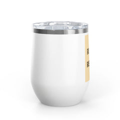 Wine Tumbler | "REST & RELAX" Insulated Cup, Perfect for Gifts, Relaxation, Parties, & Outdoor Fun