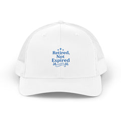 Retired Not Expired Snapback Trucker Cap | Perfect Gift for Retirees, Casual Wear, Outdoor Adventures, Father's Day, Birthday