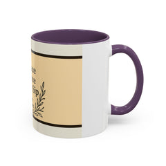 Comforting Accent Coffee Mug - Embrace Peace, Perfect Gift for Seniors, Home Decor, Relaxation, Tea Lover's Essential
