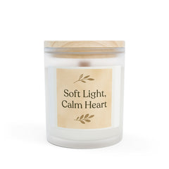 Soothing Candle, Cozy Home Decor, Gift for Her, Relaxing Aromatherapy Candle, Candle with Soft Light, Calm Heart Candle