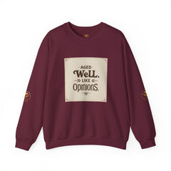 Golden Style Crewneck – “Aged Well, Like Opinions”