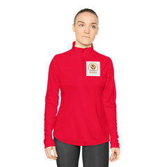 Vintage Stretch Action Ladies Quarter-Zip Pullover