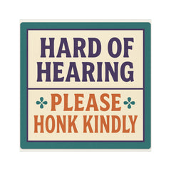 Senior Driver Car Magnet - Fun Automotive Decor, Gift for Seniors, Personalized Vehicle Sign, Patience Reminder, Funny Driving Magnet