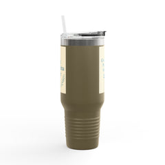 Grandma's Peaceful Moment Insulated Travel Mug | 40oz for Coffee Lovers, Eco-Friendly, Personalized Gift, Perfect for Holidays, Travel