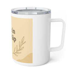 Insulated Coffee Mug, Grace in Every Sip – Perfect for Gifts, Home, Office, Travel, Tea Lovers