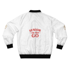 Aging Like Fine Wine Bomber Jacket for Seniors