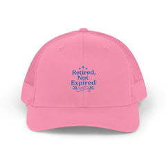 Retired Not Expired Snapback Trucker Cap | Perfect Gift for Retirees, Casual Wear, Outdoor Adventures, Father's Day, Birthday