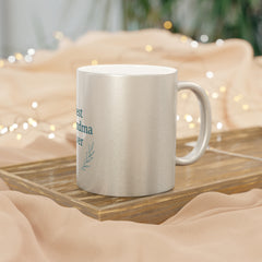 Best Grandma Ever Metallic Mug | Unique Gift for Grandma, Silver/Gold Coffee Cup, Birthday Present, Mother's Day Gift