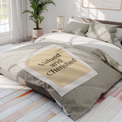 Cozy Arctic Fleece Blanket, Inspirational Home Decor, Thoughtful Gift for Loved Ones, Perfect for Cozy Nights, Warmth and Comfort