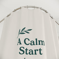 Elegant Shower Curtains for a Relaxing Bathroom Oasis, A Calm Start to a Beautiful Day, Home Decor, Gifts for Bathroom